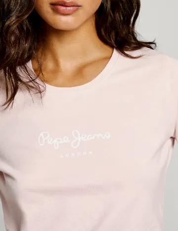 Bluza Pepe Jeans, roz Rosu
