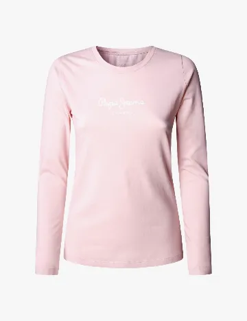 Bluza Pepe Jeans, roz Rosu