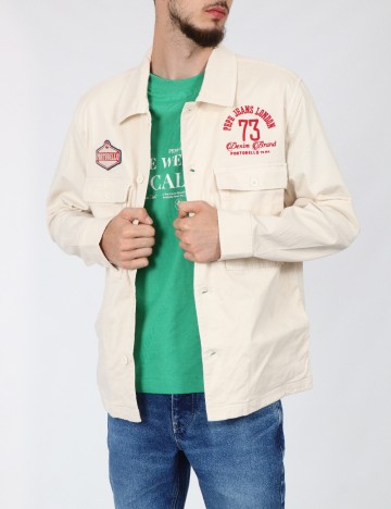 Jacheta Pepe Jeans, ecru