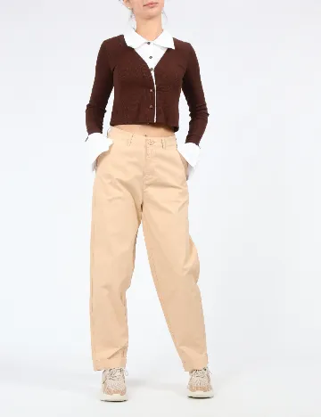 Pantaloni Pepe Jeans, crem Crem