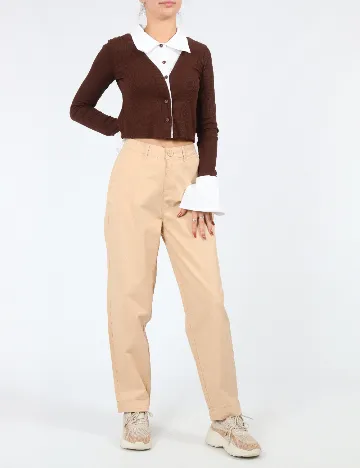 Pantaloni Pepe Jeans, crem Crem