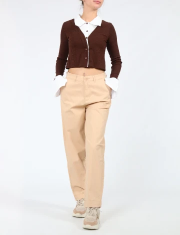 Pantaloni Pepe Jeans, crem Crem