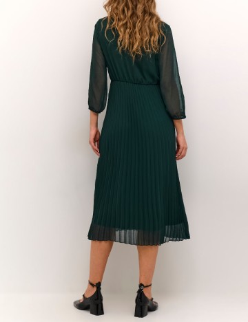 Rochie medie Culture, verde