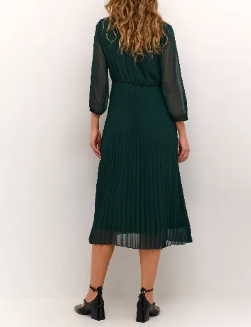 Rochie medie Culture, verde Verde