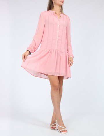 Rochie scurta Pepe Jeans, roz