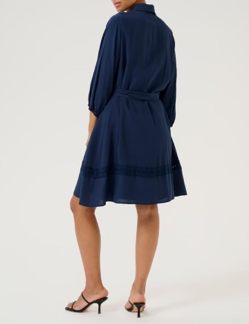 Rochie scurta Kaffe, bleumarin inchis