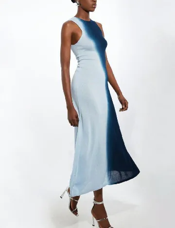 Rochie medie Karen Millen, albastru Albastru