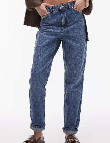 Blugi Top Shop, albastru Albastru