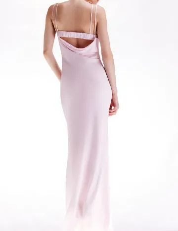 Rochie lunga Karen Millen, roz Roz