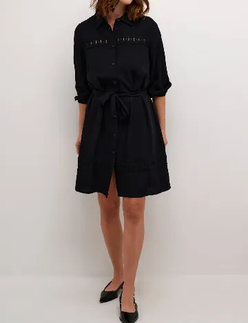 Rochie scurta Kaffe, negru Negru
