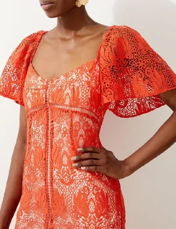 Rochie medie Karen Millen, portocaliu