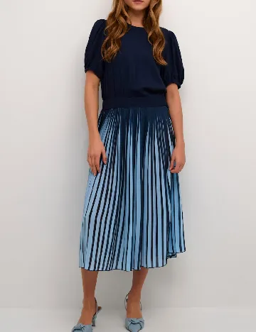 Rochie lunga Culture, albastru Albastru