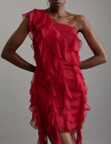 Rochie scurta Karen Millen, rosu Rosu