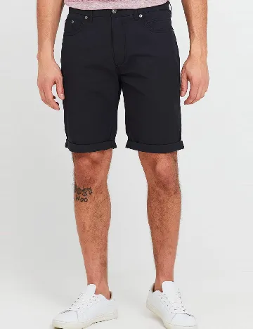 Pantaloni scurti !Solid, negru