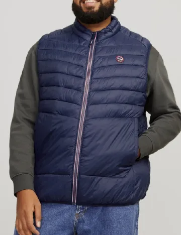 Vesta Jack&Jones Plus Size Men, bleumarin