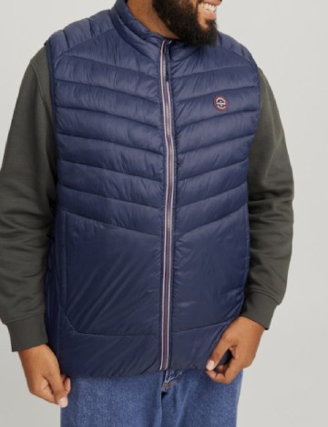 Vesta Jack&Jones Plus Size Men, bleumarin