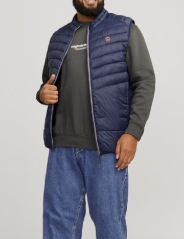 Vesta Jack&Jones Plus Size Men, bleumarin