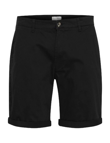 Pantaloni scurti !Solid, negru