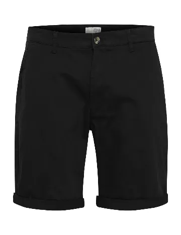 Pantaloni scurti !Solid, negru