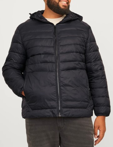 Geaca Jack&Jones Plus Size Men, negru