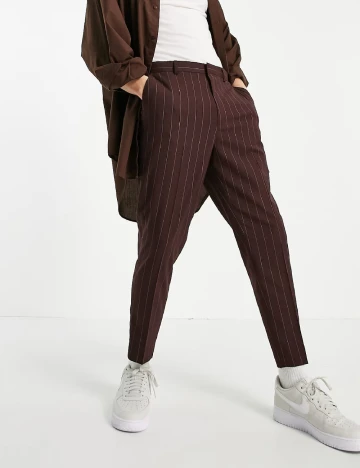 Pantaloni ASOS, visiniu