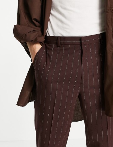 Pantaloni ASOS, visiniu