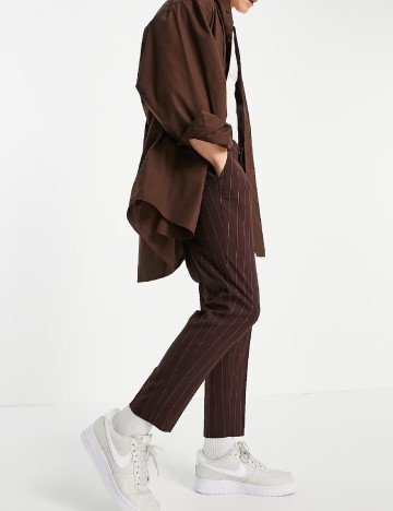 Pantaloni ASOS, visiniu