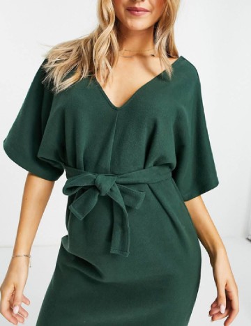 Rochie medie ASOS, verde