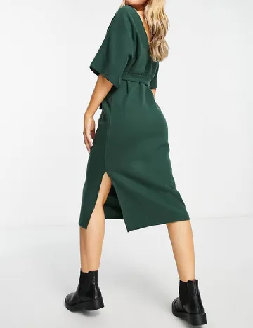 Rochie medie ASOS, verde Verde