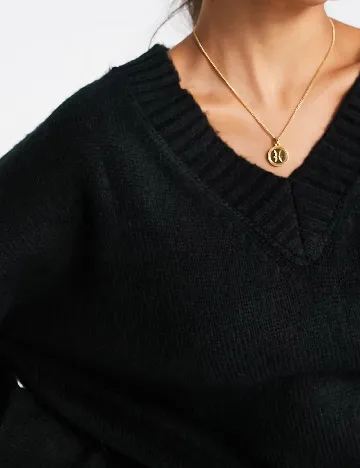 Pulover ASOS Curve, negru Negru