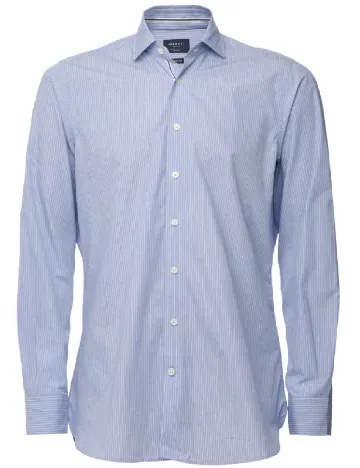 Camasa HACKETT, alb/albastru