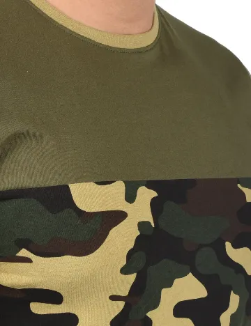 Tricou !Solid, verde