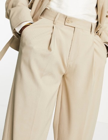 Pantaloni ASOS, crem