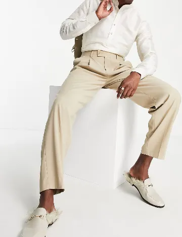 Pantaloni ASOS, crem