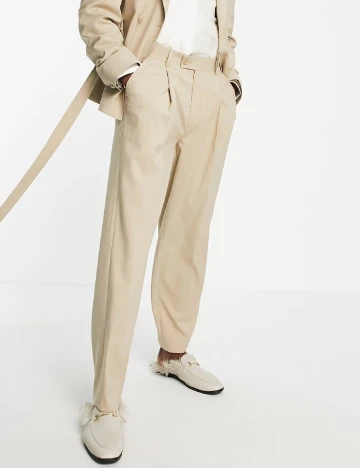 Pantaloni ASOS, crem