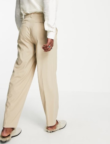 Pantaloni ASOS, crem