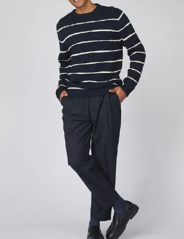 Pantaloni Casual Friday, albastru Albastru