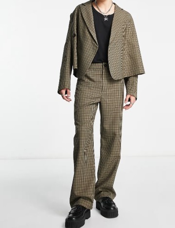 Pantaloni COLLUSION, kaki