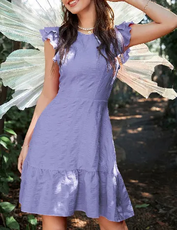 Rochie scurta SHEIN, lila Mov