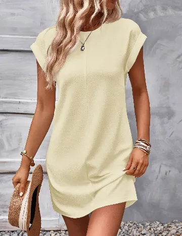 Rochie scurta SHEIN, galben Galben