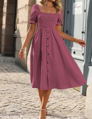 Rochie medie SHEIN, roz