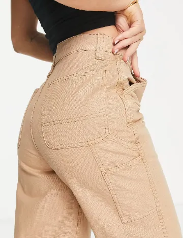 Pantaloni ASOS, crem Crem