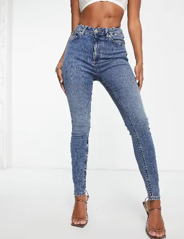 Blugi ASOS, albastru Albastru