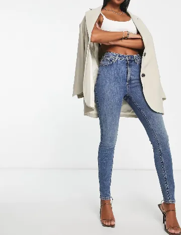 Blugi ASOS, albastru Albastru