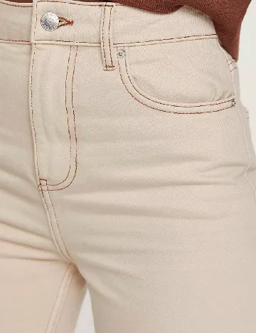 Blugi Miss Selfridge, bej Crem