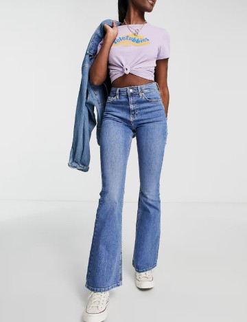 Blugi Top Shop, albastru
