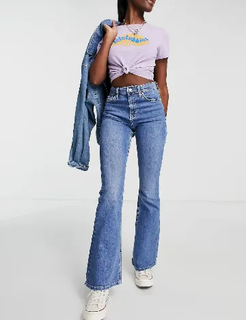 Blugi Top Shop, albastru Albastru