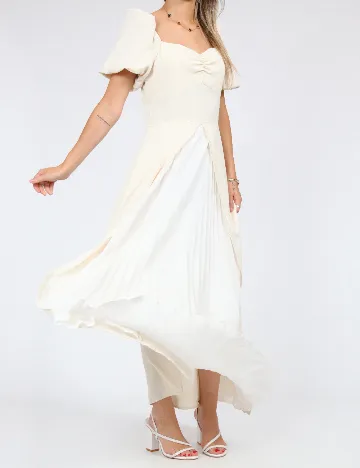 Rochie lunga SHEIN, ecru Alb