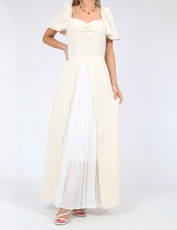 Rochie lunga SHEIN, ecru