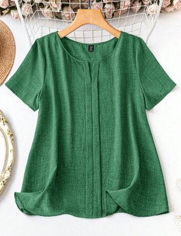 Bluza SHEIN CURVE, verde